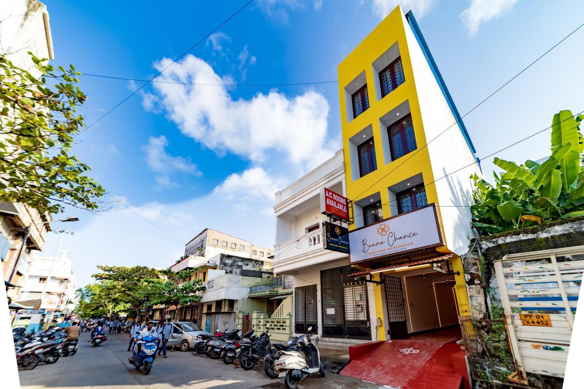 Bonne Chance Heritage Residence Pondicherry Exterior foto